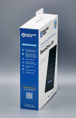 SecureDrive® KP - Hardware Encrypted USB 3.0 External Portable Drive