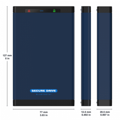 SecureDrive® BT - Hardware Encrypted USB 3.0 External Portable Drive
